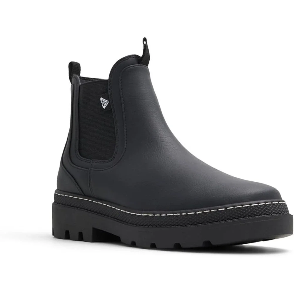 Roxy Womens Wonderland Faux Leather Chelsea‎ Water Resistant Ankle Boots